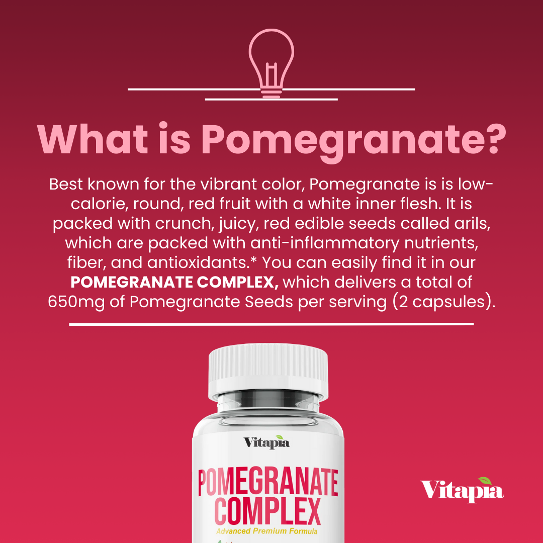 Pomegranate sales supplement benefits