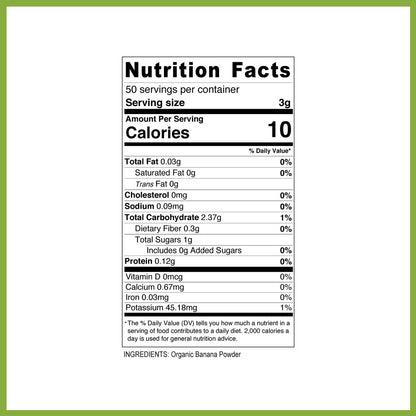 Organic Banana Powder